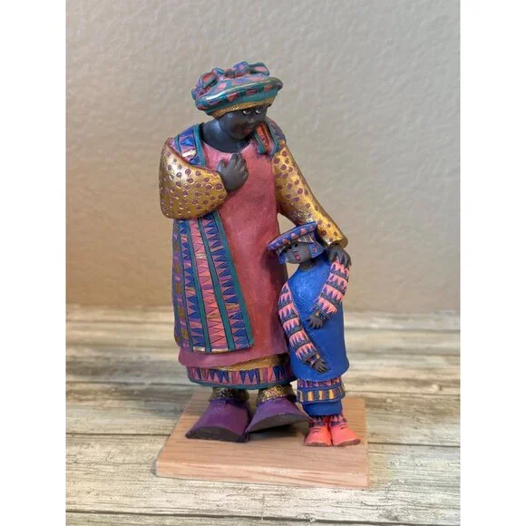 Voices Figurines Lot of 3 Howard Marshall Sandy USA 2000 African American Decor - Picture 11 of 15